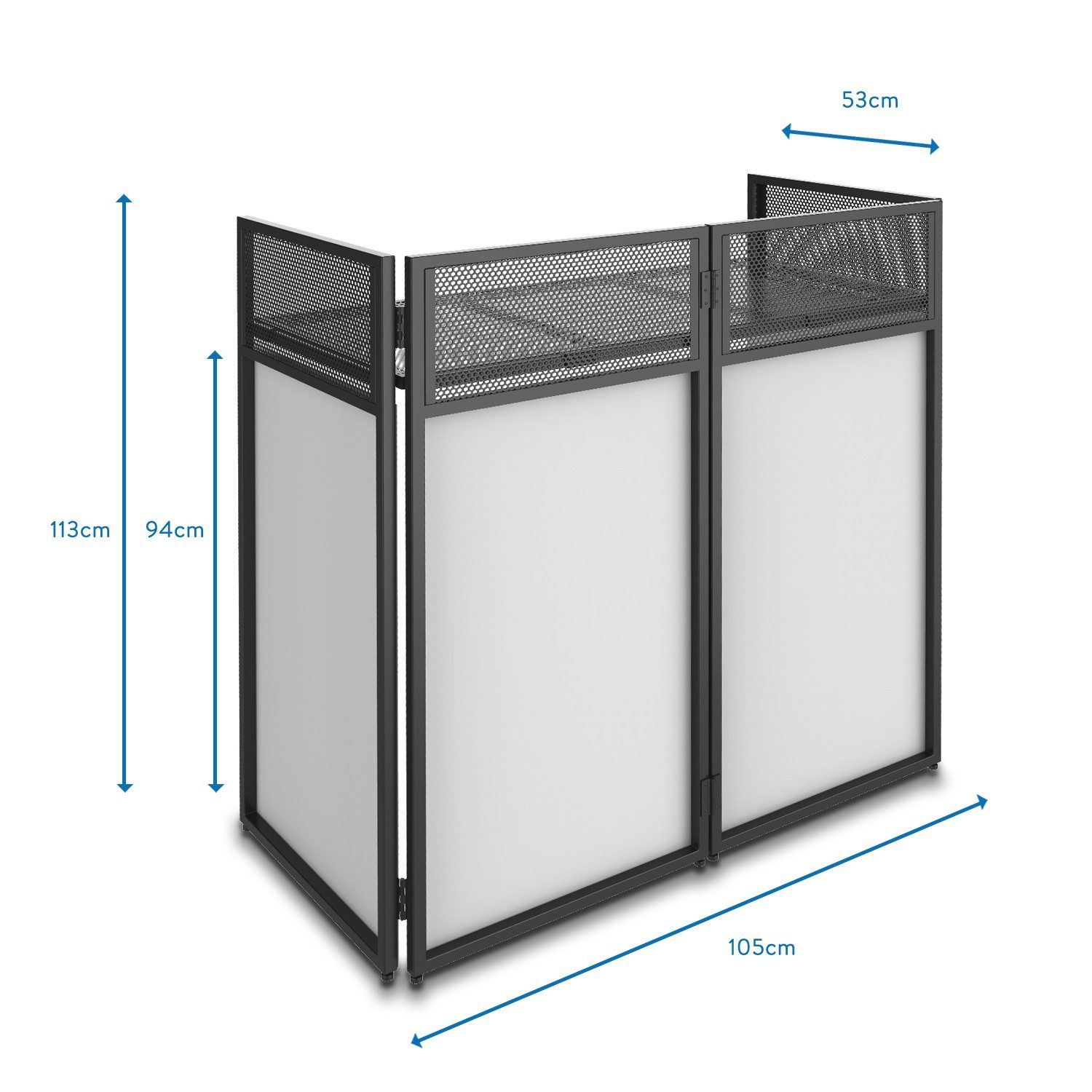 DB4 Pro - Cabina DJ plegable 4 cuerpos