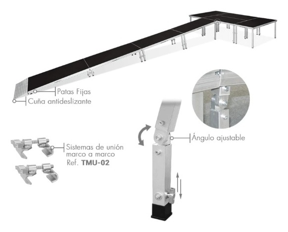 GUIL RMP-01 Kit para el montaje de rampas