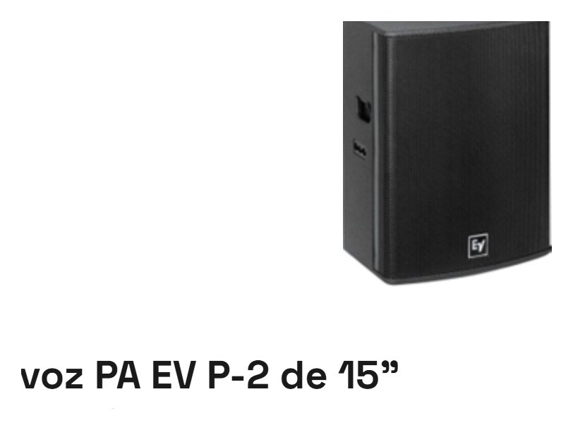 Electro-Voice ELX P-2 15"
